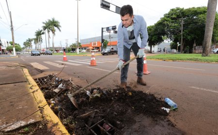 Prefeitura amplia limpeza de bueiros para evitar alagamentos no período chuvoso