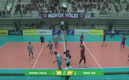Sesc MS Vôlei perde por 3 a 0 em Fortaleza e segue em situação delicada na Superliga B