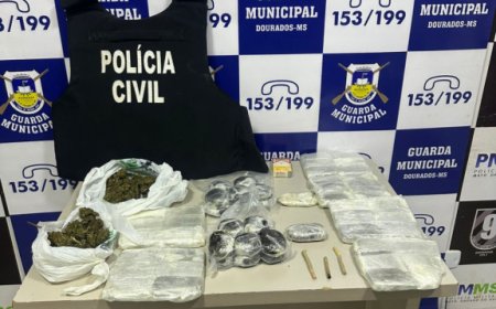 Ação conjunta prende homem com 6 kg de ‘dry’ na rodoviária de Dourados