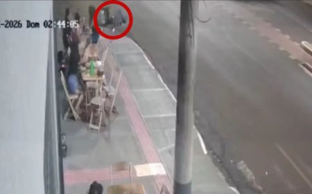 Câmeras flagram momento exato em que jovem é atropelado no aniversário