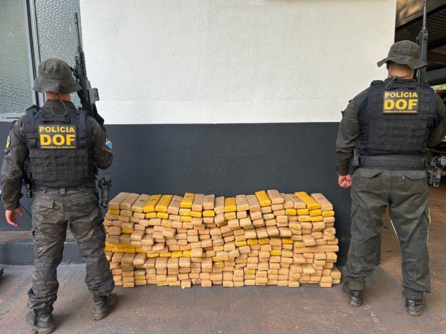 Adolescente é apreendido com 318 kg de maconha na MS-164, diz DOF