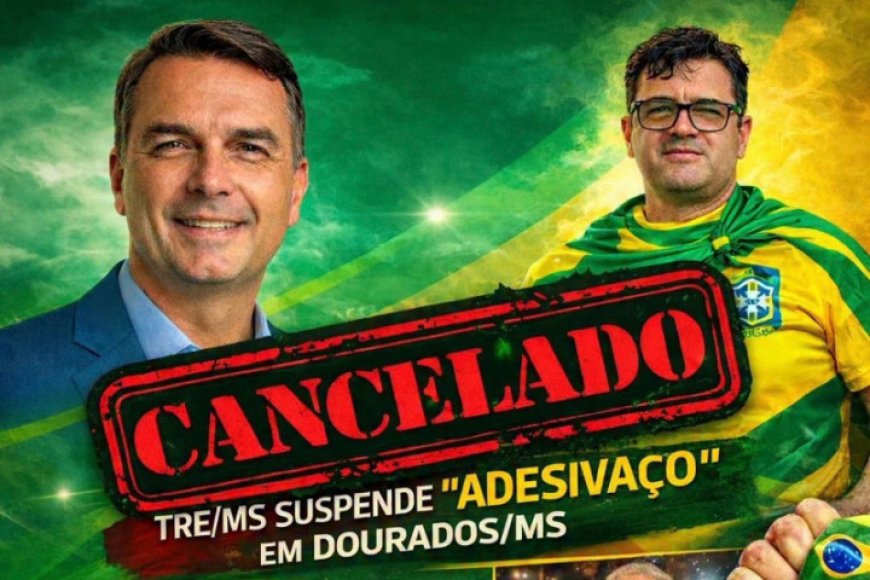 Justiça barra adesivaço do PL em Dourados por propaganda antecipada