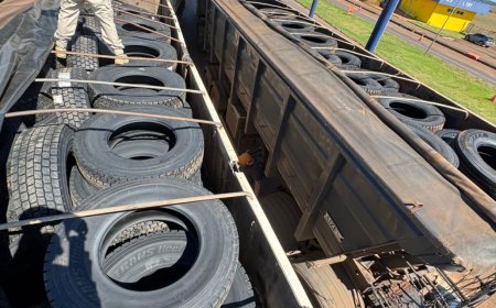 Dupla é Presa com Mais de R$ 1 Milhão em Pneus Contrabandeados