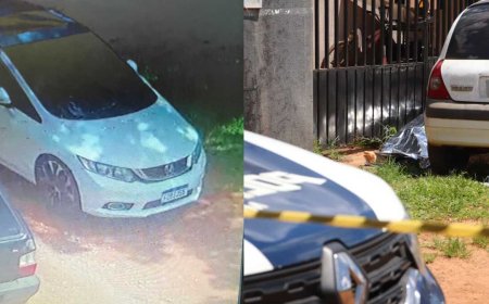 Homem é executado a tiros em Campo Grande: câmeras de segurança flagram carro dos executores