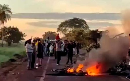 Indígenas Bloqueiam Rodovia em MS para Pedir Melhorias