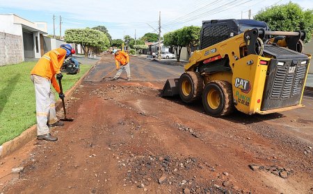 Operação Tapa-Buracos Avança em Dourados