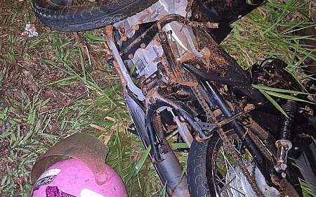 Morte em colisão lateral entre moto e veículo em Itaquiraí