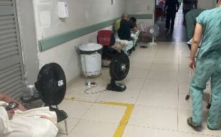 Pacientes Sofrem com Falta de Ar-Condicionado no Hospital Regional
