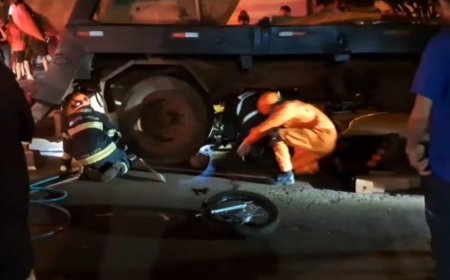 Acidente em Dourados: Dois Homens Resgatados de Caminhão de Entulho