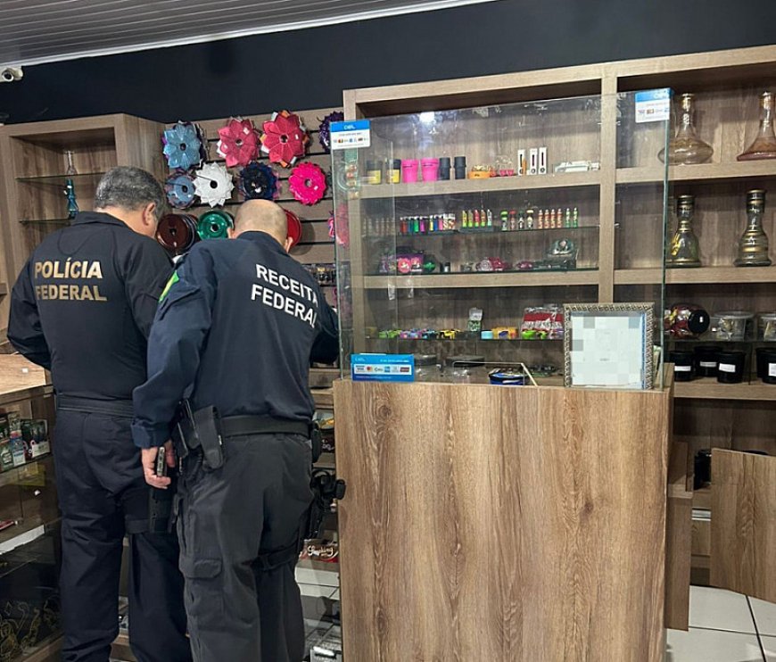 Polícia Federal Desmantela Esquema de Contrabando de Cigarros Eletrônicos e Fábrica Clandestina de Carvão para Narguilé