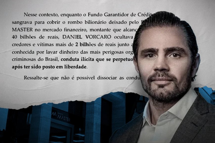 Banqueiro Daniel Vorcaro Ocultou R$ 2,2 Bilhões em Conta do Pai Após Sair da Prisão