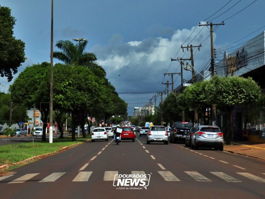 Dourados em Alerta: Chuvas Intensas e Ventos Fortes Previstos até Quinta-feira