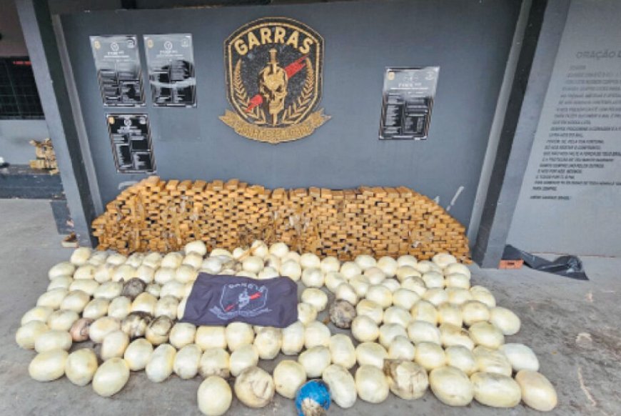 Polícia Apreende R$ 30 Milhões em Cocaína em Mato Grosso do Sul