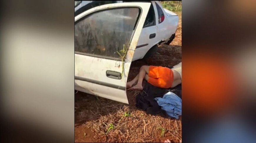 Motorista Fica Ferido após Capotar Carro na BR-163
