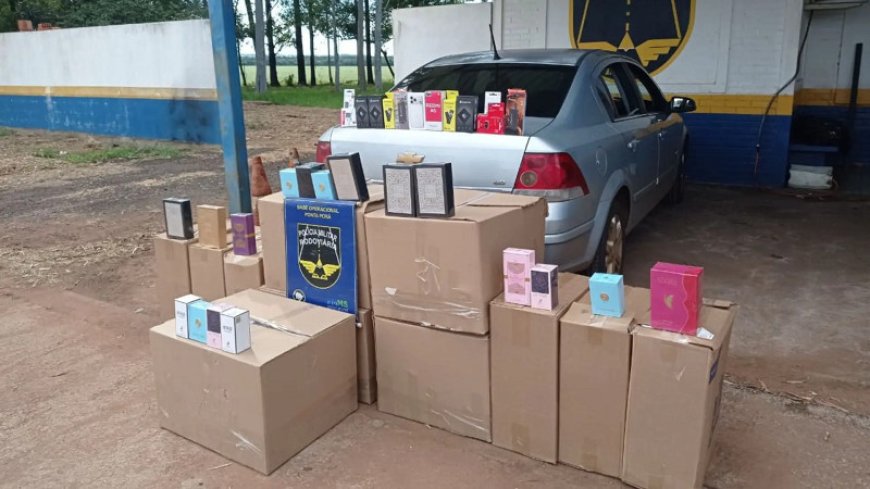 Carga ilegal de R$ 90 mil apreendida na fronteira de MS