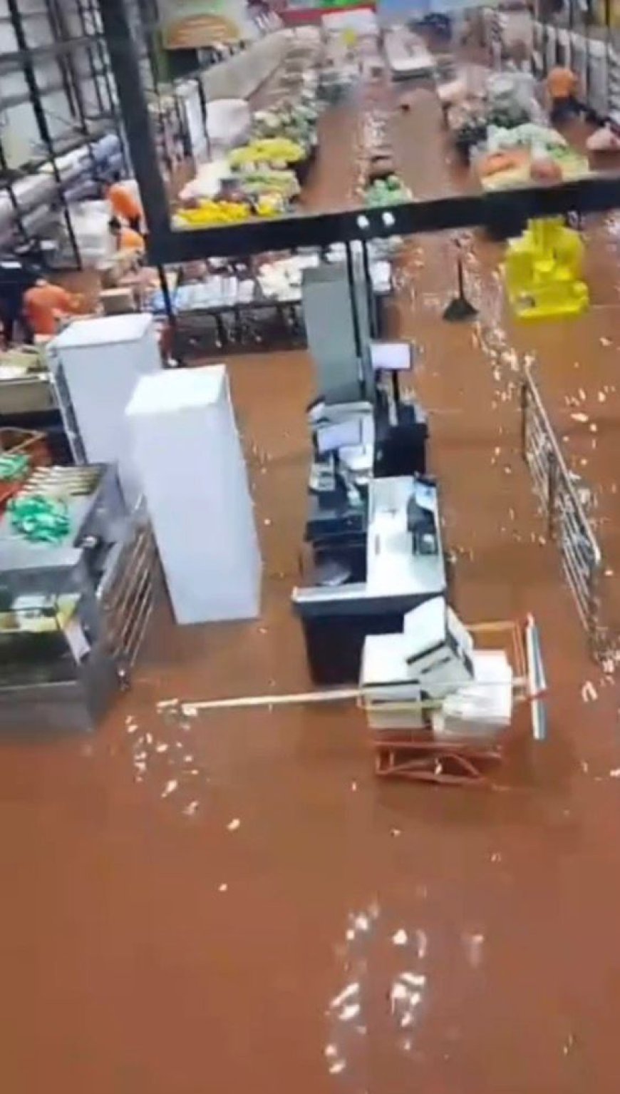 Temporal extremo em Maracaju despeja mais de 120 mm em horas, alaga bairros e força criação de abrigo emergencial