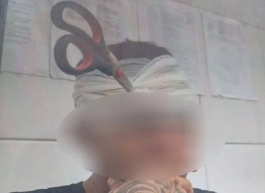 Brincadeira de Casal Termina em Tragédia com Tesoura Cravada