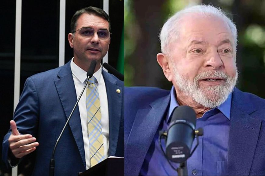Flávio Bolsonaro ultrapassa Lula em pesquisa para segundo turno