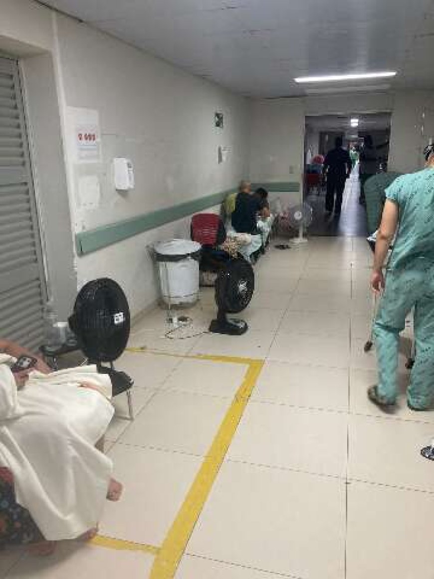Pacientes Sofrem com Falta de Ar-Condicionado no Hospital Regional