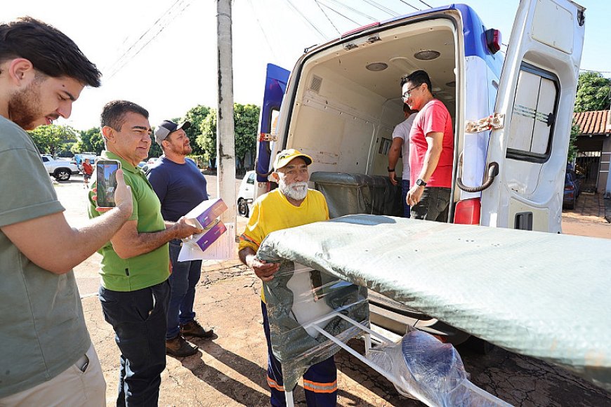 Marçal Filho Entrega Equipamentos para Posto de Saúde em Dourados