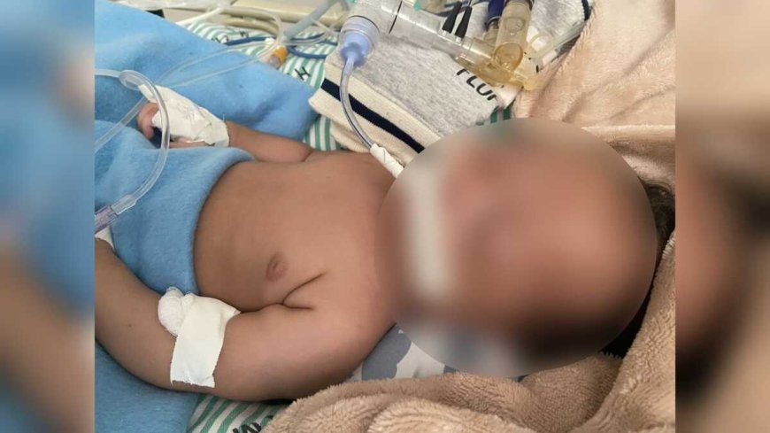 Bebê de 1 mês em estado grave: tia apela por vaga em CTI em Campo Grande