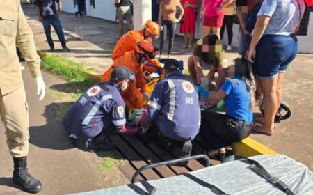 Mãe e filha são atropeladas e criança tem ferimentos graves em Corumbá
