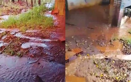 Bairro Lagoa Park em Campo Grande Sofre com Alagamentos