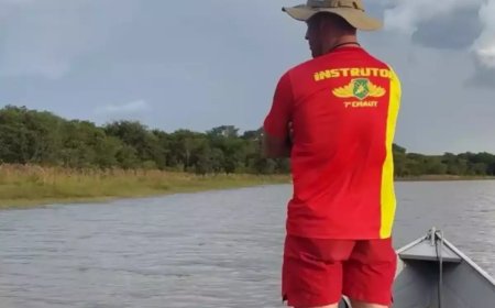 Jovem de 25 anos desaparece no Rio Correntes e equipes de bombeiros realizam buscas