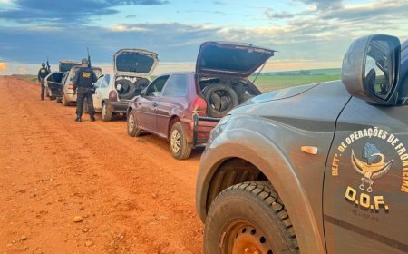 Comboio com drogas e armas é flagrado em Dourados