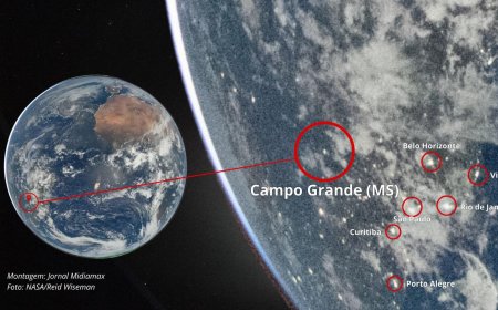 Campo Grande Vista do Espaço: Imagem da Nasa