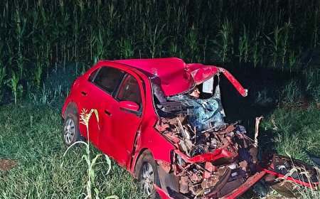 Acidente entre carreta e carro de passeio deixa um morto em MS