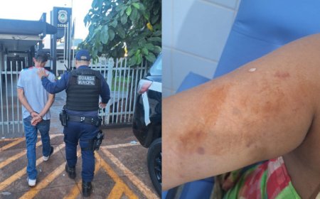 Homem é preso após atacar companheira com faca e tentar agressão com martelo