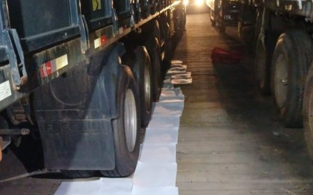 Corpo de Bombeiros Verifica Possível Vazamento de Produto Químico em Posto de Fiscalização