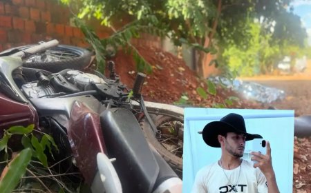 Jovem Morre em Acidente de Moto ao Colidir com Árvore em Jardim