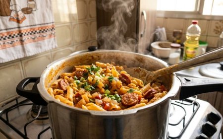 Macarrão Cremoso com Calabresa: Uma Receita Rápida e Deliciosa