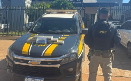 Casal é preso levando 11 quilos de cocaína em moto