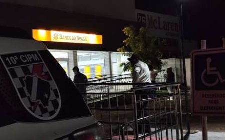 Rapaz em surto morre após invadir agência bancária em Campo Grande