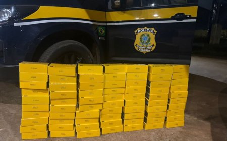 Micro-ônibus é parado pela polícia com carga de celulares sem documentação em MS