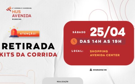 2ª HUS Avenida Running: Entrega de Kits em Dourados