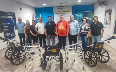 Parceria Solidária: Clube Desportivo 7 de Setembro Doa Equipamentos ao Banco de Cadeiras de Rodas do Rotary Guaicurus