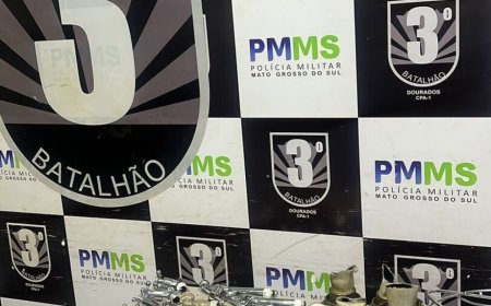Foragido é preso após furtos em três escolas e homem é autuado por receptação em Dourados