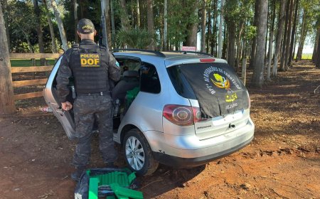 Polícia Apreende Quase 100kg de Maconha em Veículo Parado na Rodovia