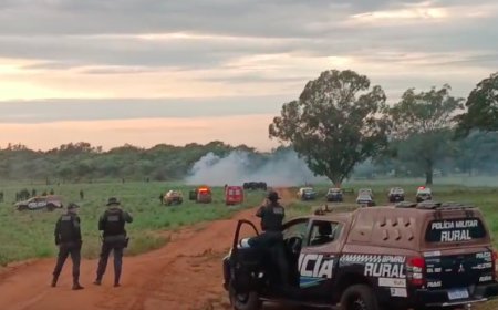 Conflito em Amambai: Indígenas e Polícia Entram em Confronto