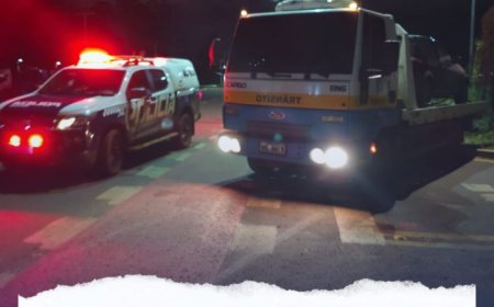 Veículo carregado com contrabando é apreendido na fronteira