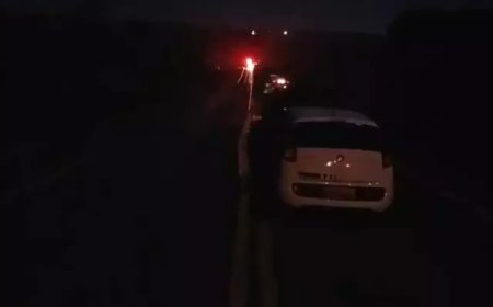 Acidentes em sequência interditam rodovia no Vale do Ivinhema
