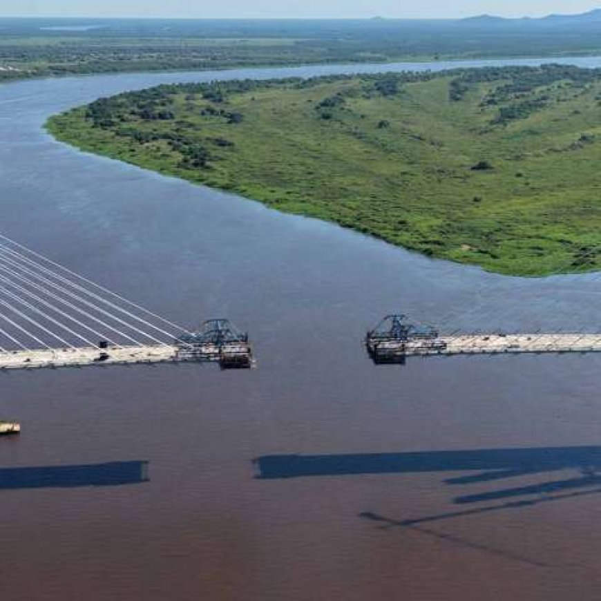 Ponte Internacional da Rota Bioceânica Quase Concluída