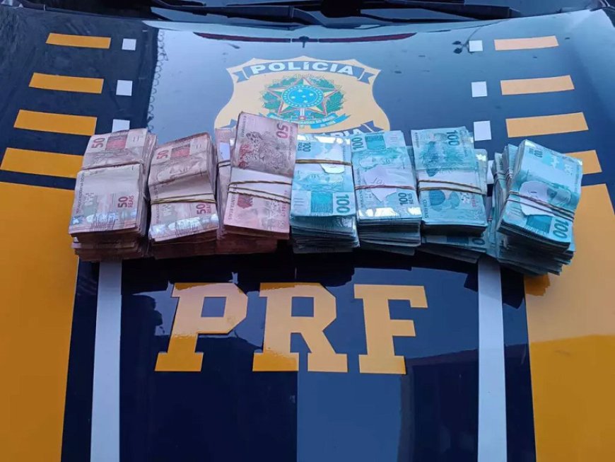 PRF apreende 84 kg de cocaína e R$ 195 mil em caminhão na BR-262
