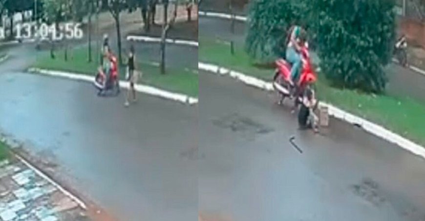 Idosa de 74 anos atropelada por motociclista em Ponta Porã