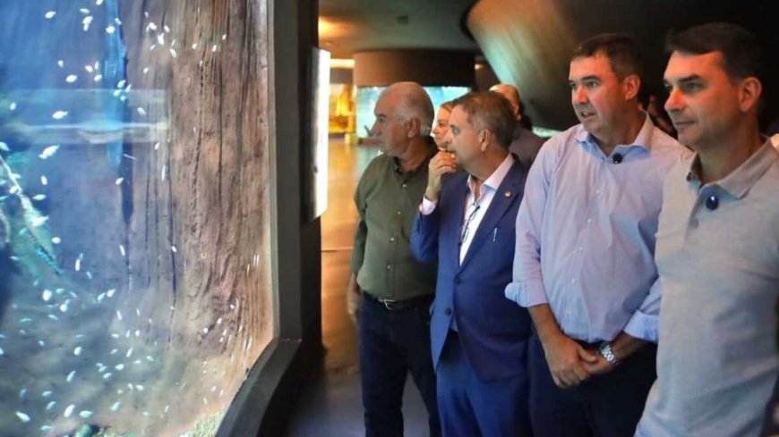 Flávio Bolsonaro Visita Bioparque e Expogrande em Campo Grande