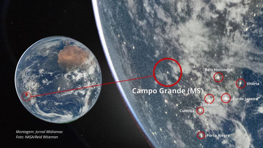 Campo Grande Vista do Espaço: Imagem da Nasa